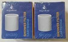 2 AquaBliss Multi-Stage Shower Head Filter Replacement Cartridge SFC220