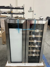 Yeego 24" Wine Cooler&Beverage Refrigerator Dual Zone 4.1 Cu.ft 36°F-72°F Home