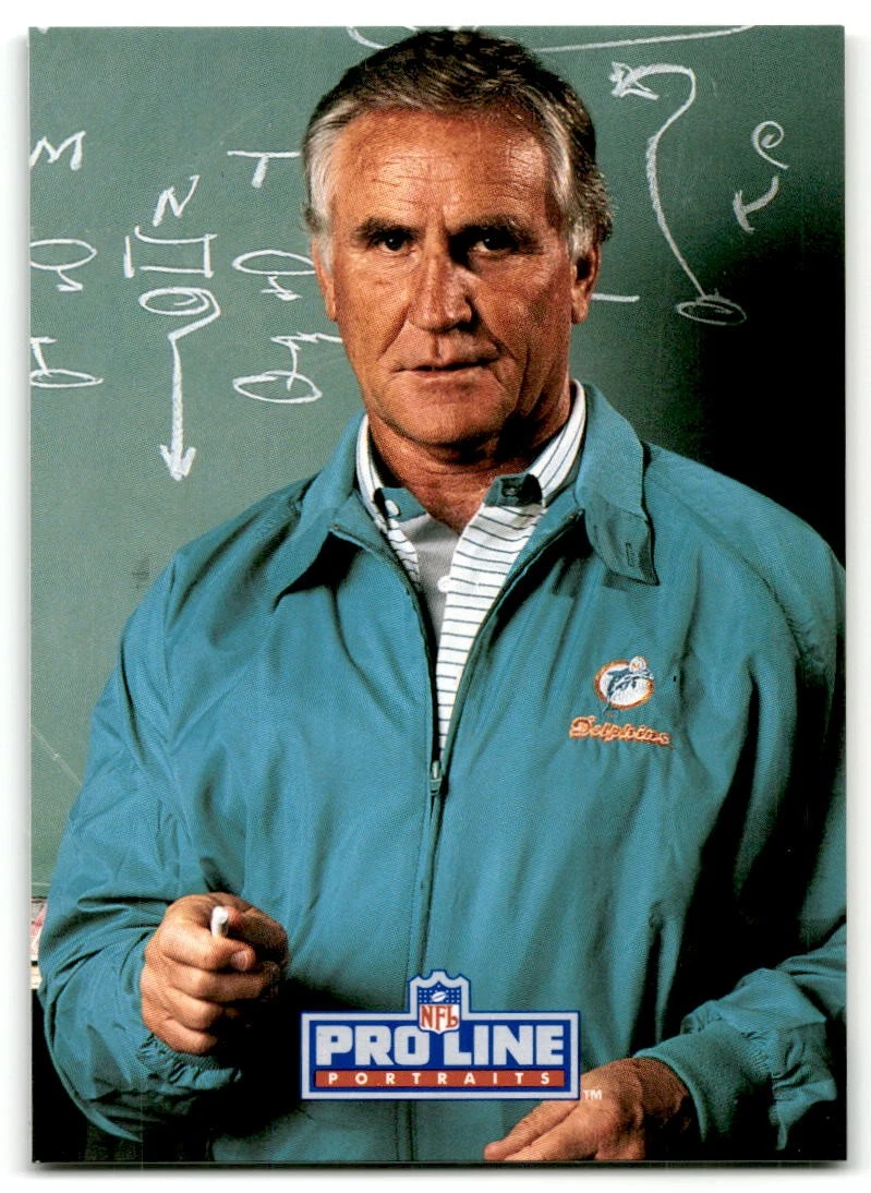 Don Shula trading card
