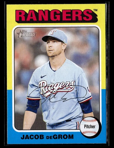 2024 Topps Heritage #355 Jacob deGrom | Baseball Card