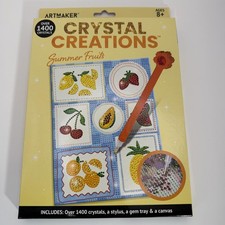 ArtMaker Crystal Creations Summer Fruit Diamond Painting Craft Kit 1400 Gems