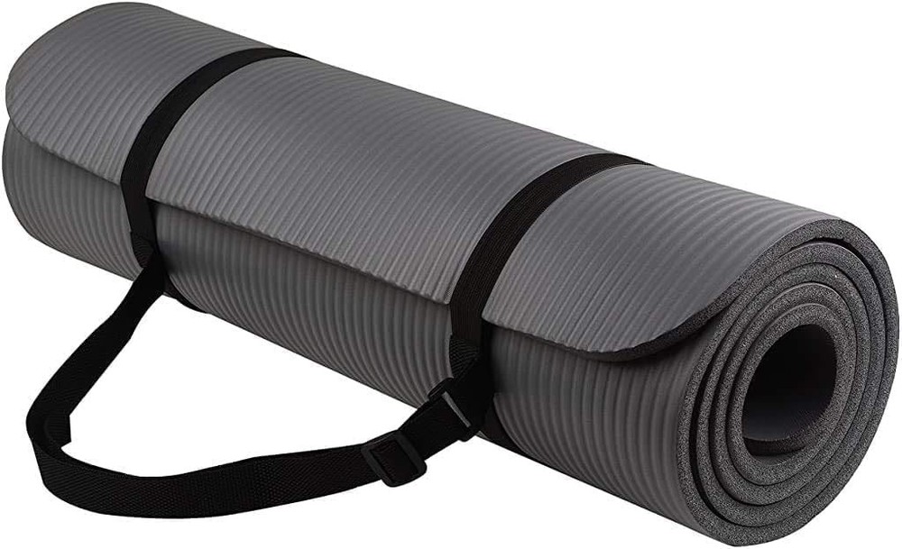 Extra Thick 1/2-Inch High Density Anti-Tear Yoga Exercise Mat