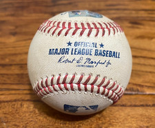 Josh Rojas White Sox Game Used SINGLE Baseball 6/11/2025 v Astros Gusto Hit #476