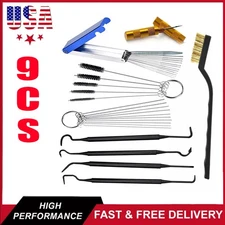 For Carburetor Carb Cleaning Jet Remover Cleaner Kit Tool Set Cleaning Tools