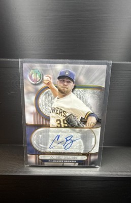 2024 Topps Tribute - Tribute Autographs Corbin Burnes #TA-CB Gold /75 (AU)