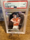 2024 Panini Prizm - Rookie Variations Bo Nix #5 Silver Prizm (RC) PSA 9 Mint