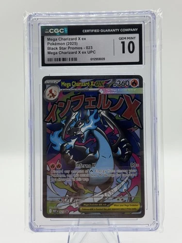 Mega Charizard X ex 023 Me: Mega Evolution Promo Holo CGC 10 Pokémon Company