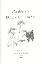 Hal Borland's Book of Days Hardcover Hal Borland