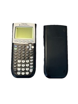 Texas Instruments TI-84 Plus Graphing Calculator With Cover TESTED WORKING