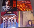 The Beatles Solo LP Records lot of 4 John Paul George Ringo
