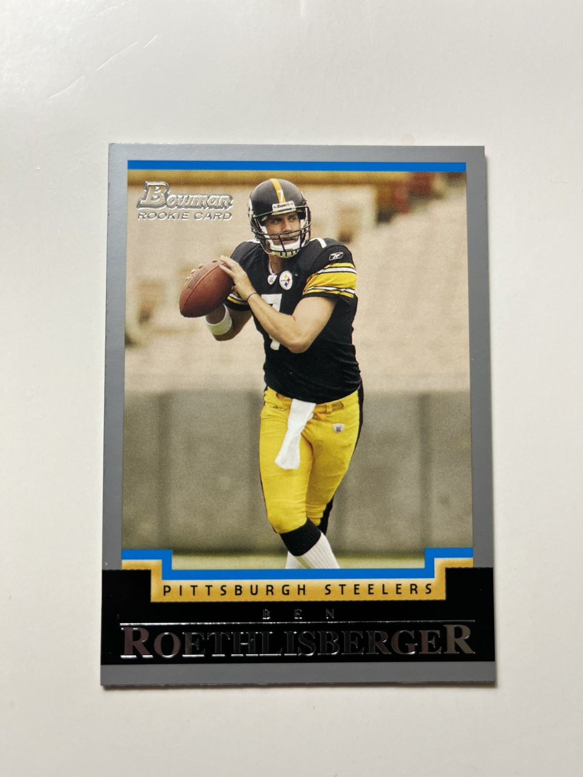 2004 Bowman Ben Roethlisberger Rookie Card #114 Pittsburgh Steelers HOF