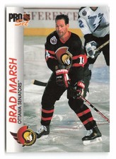 1992-93 Pro Set Brad Marsh #126 Ottawa Senators