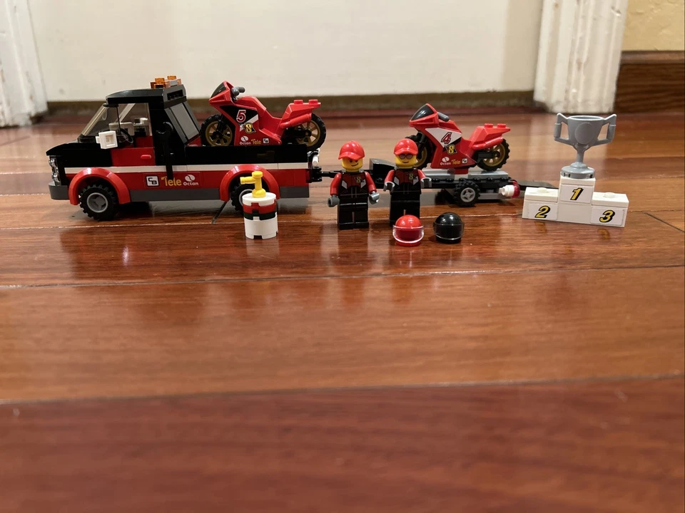 LEGO City: Transportador de bicicletas de carreras (60084), juego completo con instrucciones Foto 2 de 4