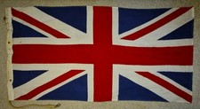 Antique Miltary UK British Maritime Union Jack Genuine 