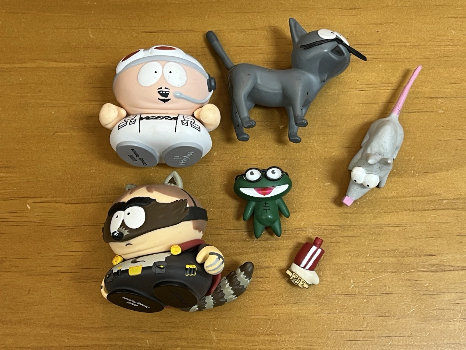 Comedy Partners South Park Figure Lot Cartman Fingerbang,, Kitty, Rat, Frog...