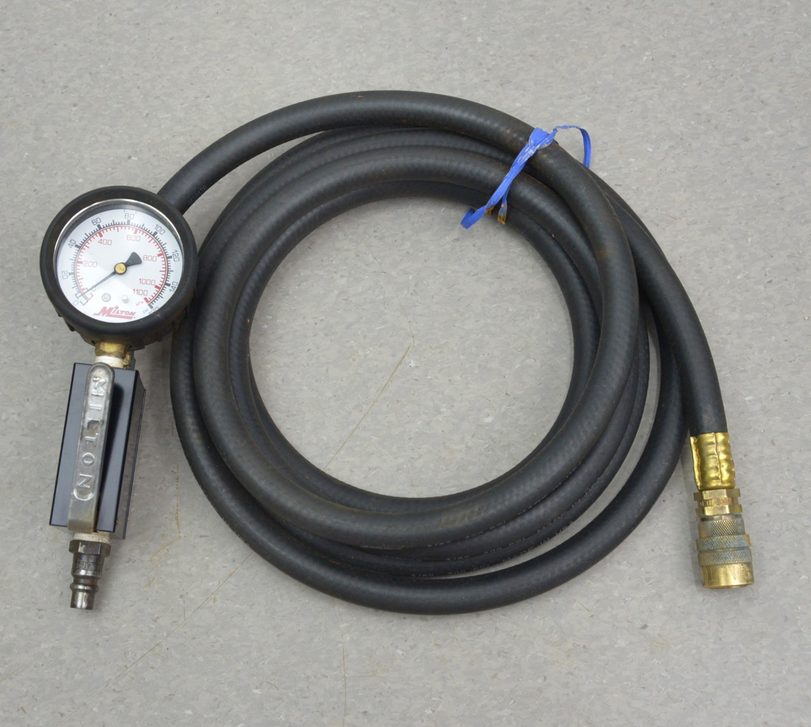 Milton Industrie 17-6F-506 Universal High Flow Safety Tire Inflator Kit Military