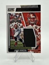 2021 Score Jameis Winston #FF5 Freshman Flashbacks Patch Card Tampa Bay