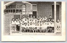 Children of the Baptist Orphanage Salem Virginia from Ronk Photo c1905 Postcard
