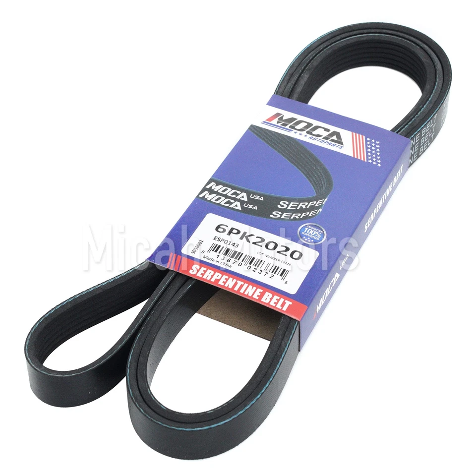 Serpentine Drive Belt Component Kit 90K-38323B for Dodge Ram 1500 2500 3500 4500 - Image 2 of 4