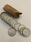 Full Roll  Circulated  1969D U.S. Kennedy Half Dollar 40% Silver Coins