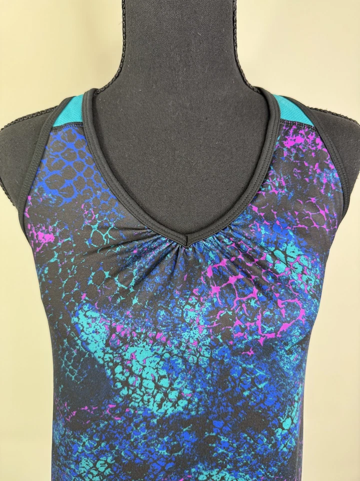 Camiseta sin mangas C9 by Champion para mujer grande azul púrpura espalda deportiva sujetador incorporado gimnasio Foto 2 de 4