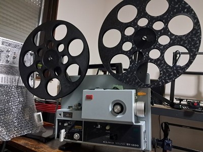 4 x Super 8 Film Spulen Für Spielfilme 360 Meter für Elmo ST 1200 oder GS 1200