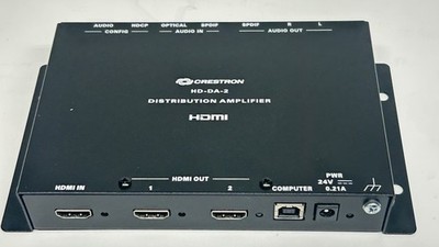 Crestron HD-DA-2 (1:2 HDMI Splitter & Audio Converter) W/No Adapter Open Box