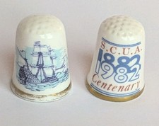 2x Vintage SCUA 1882-1982 And 1988 Spanish Armada Victory Centenary Maritime