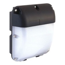 LED 10W Wall Light Slimline Small Wall Pack Commercial Lighting Black Fitting