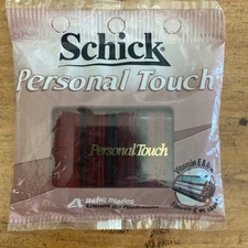 Schick Personal Touch Razor 4 Refill Blades Aloe Moisturizing Strip VTG - NOS
