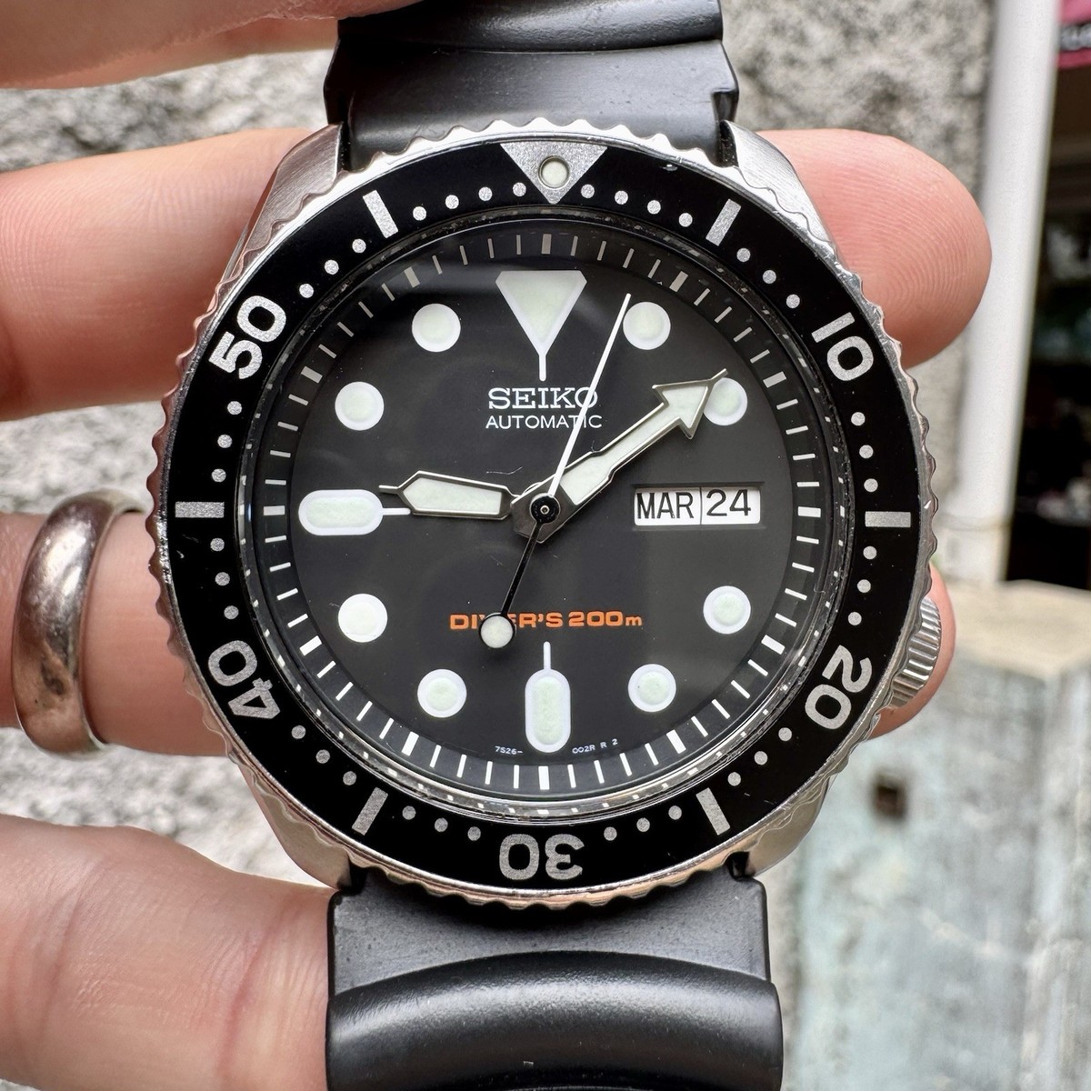 Seiko Automatic Diver's 200m SKX007 7S26-0020 Scuba Diver JDM