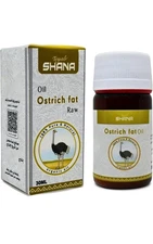Shana Natural Ostrich Oil for Skin Body Hair 30ml حلال زيت دهن النعام شانه ٣٠مل
