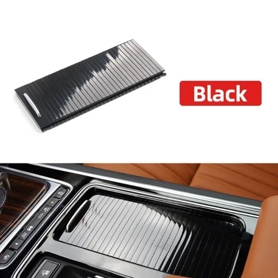 Cup Holder Roller Cover For Jaguar XF/XFL/XE/F-PACE 2016-2020 T2H3071-1 Black - Image 2 of 4