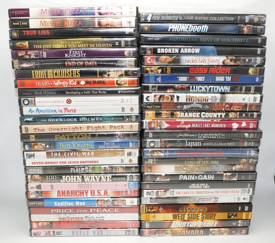 DVD / Blu Ray Sealed NEW You Pick Odd Rare OOP War Western Kids Docu. Free Ship - Image 2 of 4