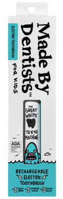 #ad Made By Dentists Kids#x27; SHARK Electric Rechargeable Toothbrush with 3 Brush Heads $14.95