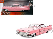 1959 Cadillac Coupe Deville Pink 124 Diecast Model Car By Jada 38004 1959 Cadillac Coupe Deville Pink 124 Diecast Model Car By Jada 38004
