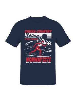Norway Cross-Country Skiing Speed Men's T-shirt