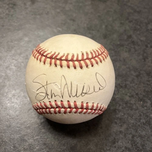 STAN MUSIAL AUTOGRAPHED BASEBALL. St. Louis CARDINALS