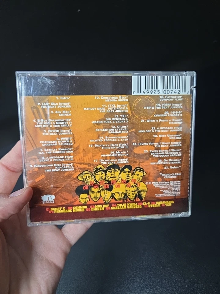 Rawkus Presents Soundbombing II Cd 1999 Priority PROMO Version EX/NM OOP RARE Foto 4 de 4