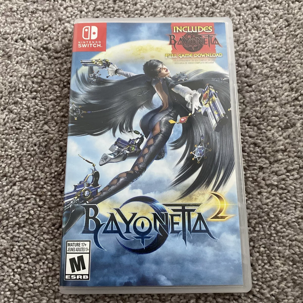 Nintendo Switch Rating M-Mature Bayonetta 2 Video Games for sale