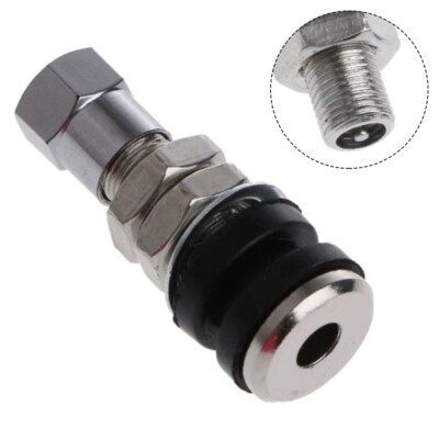 Bolt-in Tire Wheel Valve Tubeless No Tube Stem Motorcycle Car Bike - Main Image