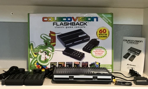 ColecoVision 2014 Flashback Classic Game Console AtGames Collectors Edition READ