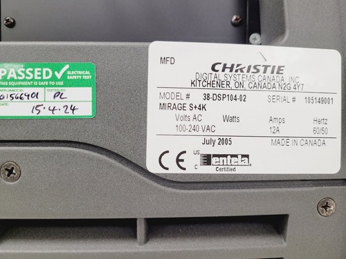 Christie Mirage S + 4K Kommerzieller Projektor - Bild 15 von 18