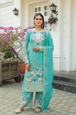 Pakistani Wedding Heavy Indian Bollywood Party women Salwar Kameez Gown Bridal