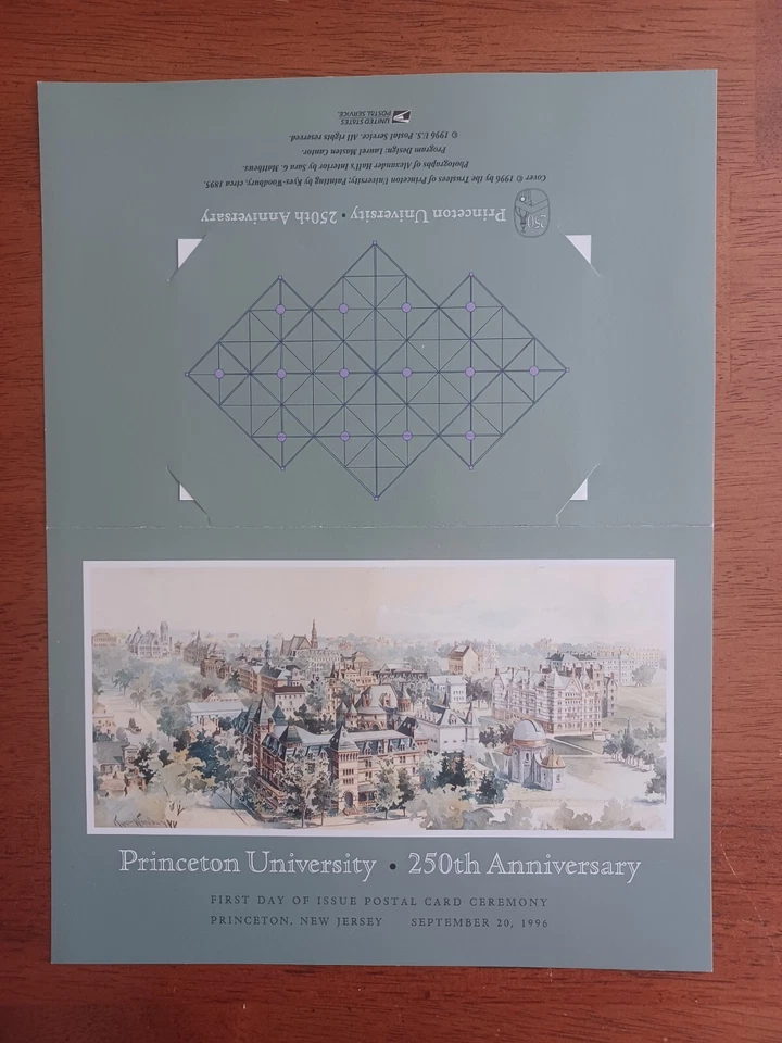 AUTOGRAPHED! USPS First Day Ceremony Program UX263 Princeton Architecture PC - Image 4 of 4