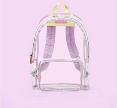 Stoney Clover Lane x Target Transparent Clear Lavender Transparent  Backpack