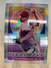 DANE DUNNING SILVER PRIZM 2021 Panini Chronicles Baseball OVERDRIVE RC RANGERS
