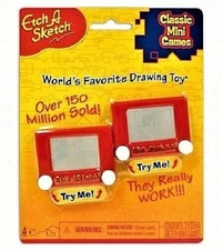 Etch A Sketch party favors by Tara Toy Set each measures 2 " x 1.5 " x .5 " NEW