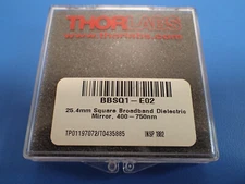 THORLABS BBSQ1-E02 - 1" X 1" BROADBAND DIELECTRIC MIRROR, 400 - 750 nm, 25.4mm