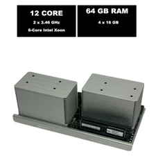 Mac Pro 2010 2012 5,1 Dual Processor Tray 3.46 GHz Xeon / 64 GB Ram / 12-Core